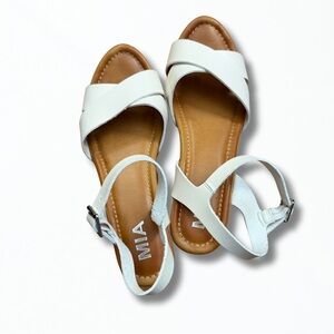 MIA Women's Elegant White Sandals